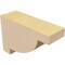 Ekena Millwork 2"W x 6"D x 4"H Classic Alpine Rough Cedar Woodgrain TimberThane Corbel, Primed Tan CORUR02X06X04ALPRCPR - alternate 6
